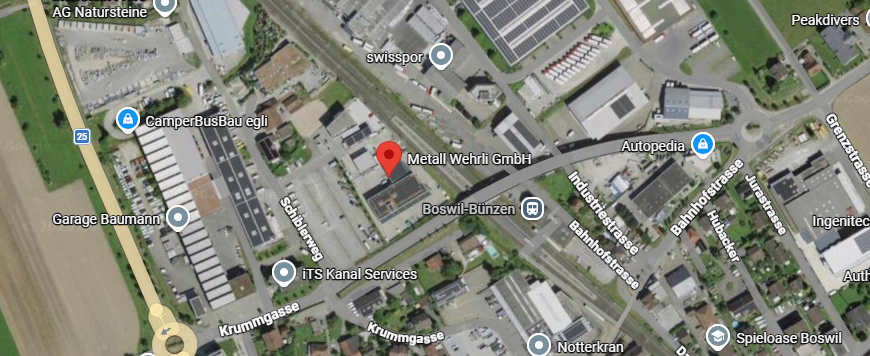 Metall Wehrli Google Map