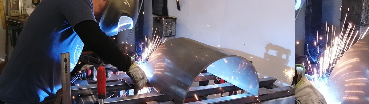 Metall Wehrli am schweissen